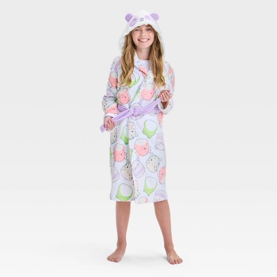 Girls' Squishmallows Robe - White