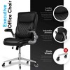 Oline Ergonomic Swiveling Office Desk Chair with Adjustable Neck, Back, and Arm Rests, Lumbar Support, and Silent Blade Wheels, White - 4 of 4