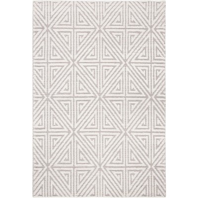 Natural Fiber Nf556 Hand Woven Area Rug - Grey/ivory - 4'x6' - Safavieh ...