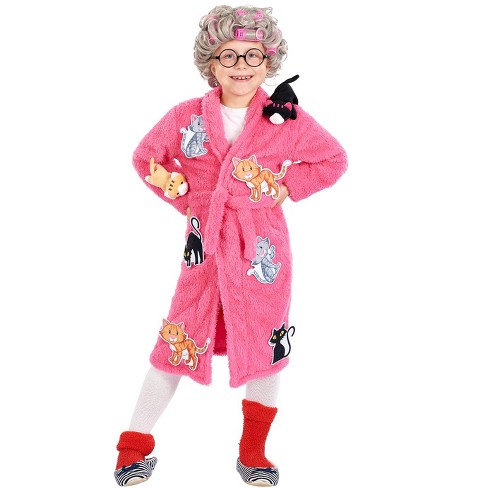Orion Costumes Crazy Cat Lady Kids Costume | Robe & Wig Set | One Size Fits  Up To Size 10 : Target