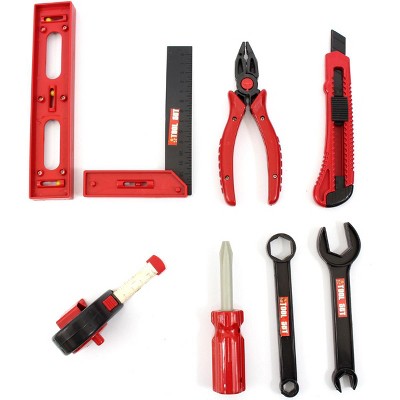 JuzToys STEM 90pcs DIY Arts and Crafts Kits – 8 Woodworking Project Workshop, Realistic Tool Set Building Toys, Construction Kit with Safe Foam Wood