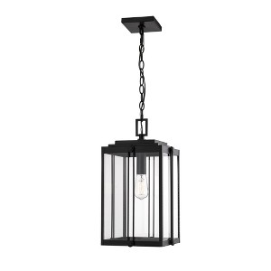 Millennium Lighting Oakland 1 - Light Pendant in  Powder Coat Black - 1 of 3