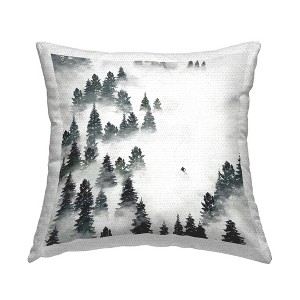 Stupell Industries Aerial Winter Ski Slopes, 18 x 18 - 1 of 3
