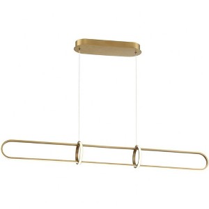 Eurofase Lighting Berkley 1 - Light Chandelier in  Satin Gold - 1 of 2
