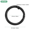 Unique Bargains Metal Spring O Rings Zinc Alloy Durable Multipurpose Lightweight Buckle - 3 of 4