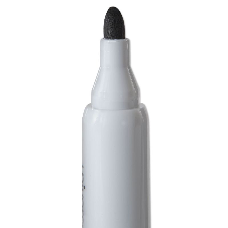UNIVERSAL Dry Erase Marker Bullet Tip Black Dozen 43681, 2 of 8