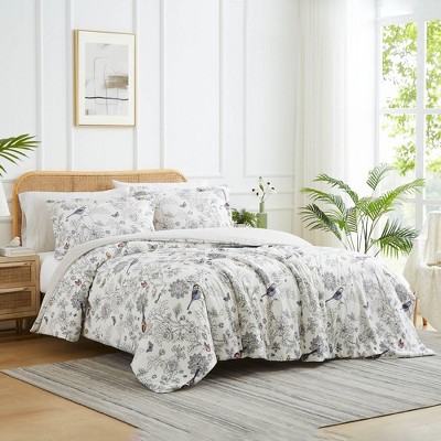 Southshore Fine Living Perfect Paisley Easy Care 4-Piece ultra-soft Sheet  Set White-Coral Queen