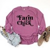 Simply Sage Market Women's Farm Chick Long Sleeve Garment Dyed Tee - 3 of 4