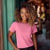 Dalix Womens Lil Flower Lightweight Jersey Tee - 3 of 4