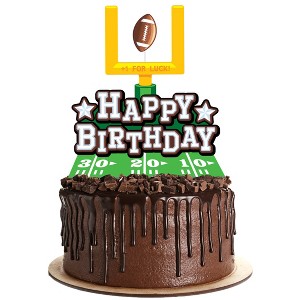 Treasures Gifted Football Birthday Party Supplies - Cake Topper - 1 of 1