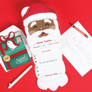 Big Dot of Happiness Letters to Santa Kit, Christmas Wish List, Kids Santa Claus Letter, Letter from Santa, 2 Envelopes,1 Letter to Santa, 1 Letter - 1 of 4