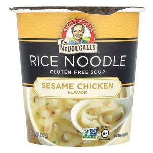 Dr. McDougall's, Rice Noodle Gluten Free Soup, Sesame Chicken, 1.3 oz - 1 of 2