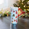 6.75 In Winter Dogs  Travel Mug Beverage Holder Cup Tumblers - 2 of 3