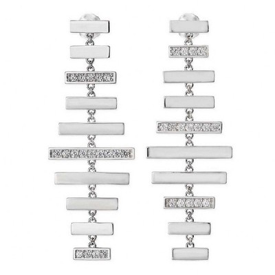 Lucy Quartermaine Melody Wind Chime Earrings - Enchanting Sterling Silver Design