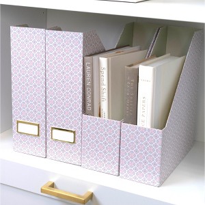 Blu Monaco Foldable Magazine File Holders - Set of 4 or 6 - Many Colors and Designs to Choose From - 1 of 4