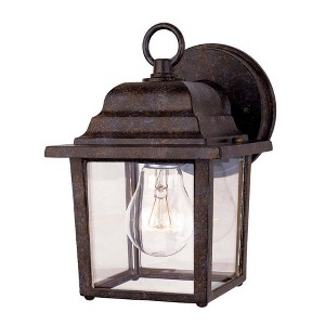 Savoy House Exterior Collections 1 - Light Wall Light in  Rustic Bronze - 1 of 1