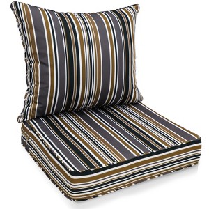 EAGLE PEAK Outdoor Deep Seat Patio Seat Cushion Set - 1 of 4