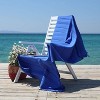 Linum Home Textiles 2pc Summer Fun Pestemal Beach Towel Royal Blue : Microfiber, Machine Washable, Non-Slip Backing - 2 of 4