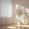 Artificial Bougainvillea Tree Green Plant with Bendable   and Stems Photography Studio Atmosphere Decoration Landscape Artificial Plum Blossom - 2 of 4