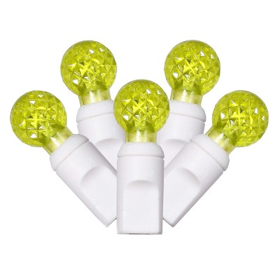 Vickerman Single Mold G12 Berry LED Christmas light set 6"Sp 25'L