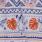 blue / orange, womens maxi dress