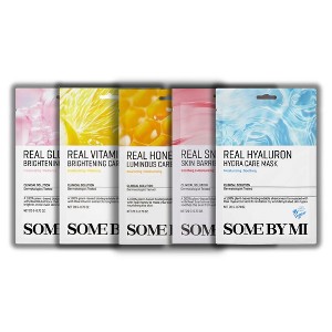 SOME BY MI 5-Day Radiance & Renewal Set (5 piece sheet mask variety pack for luminous, deeply nourished, & revitalized skin complexion) - 1 of 3