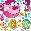 Slickblue Tropical Fish Vinyl Wall Decals 23.6x35.9 inch – Easy-to-Apply Art for Living Room, Bedroom & More - 2 of 3