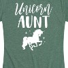 Women's - Instant Message - Unicorn Aunt Short Sleeve Graphic T-Shirt - 2 of 4