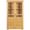 75" Kitchen Storage Cabinet with Glass Doors 4 Built-in Drawers Storage Pantry Display Cabinet for Living Room, Dining Room,Office-Tanpinhause - 3 of 4