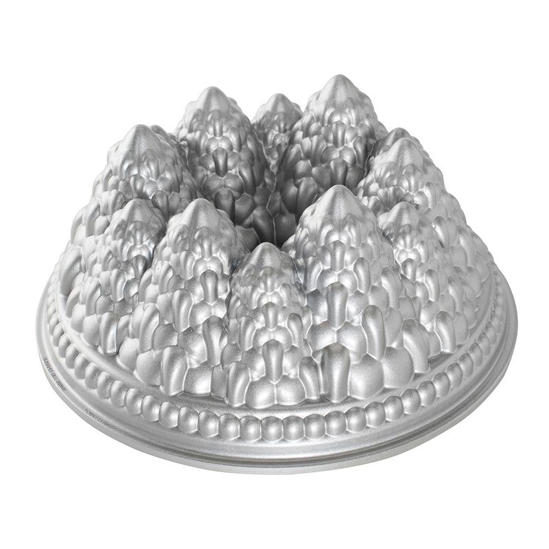 Nordic Ware Pine Forest Bundt Pan - Silver, 1 of 10