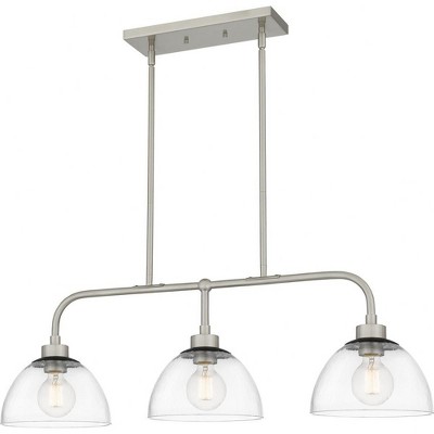 Quoizel Lighting Halsey 3 - Light Pendant in  Brushed Nickel