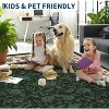 Coucheta Washable Rug Non-Slip Vintage Low Pile, Distressed Floral Rubber Backing Carpet for Kitchen Entryway Laundry,Multiple Sizes and Colors - 4 of 4