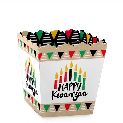 Big Dot of Happiness Happy Kwanzaa - Party Mini Favor Boxes - Party Treat Candy Boxes - Set of 12