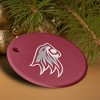California State University Chico Primary Logo Porcelain Holiday Christmas Tree Ornament - 4 of 4