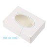Unique Bargains Paper Durable Soap Box with Oval PVC Window for DIY Craft 30 Pcs - 4 of 4
