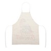 Unique Bargains Christmas Aprons Linen Beige Red Green 21.65"x26.77" 1 Pcs - 4 of 4