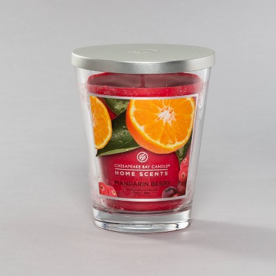 11.5oz Jar Candle Mandarin Berry - Home Scents by Chesapeake Bay Candle