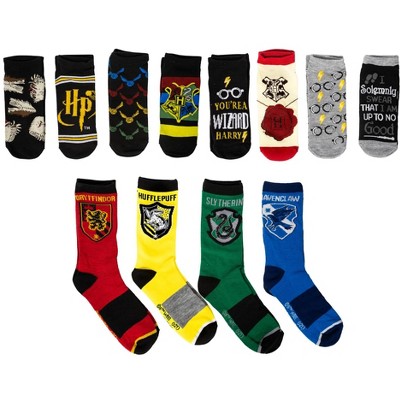 Hypnotic Socks Harry Potter Hogwarts Houses Womens 12 Days of Socks in Advent Gift Box