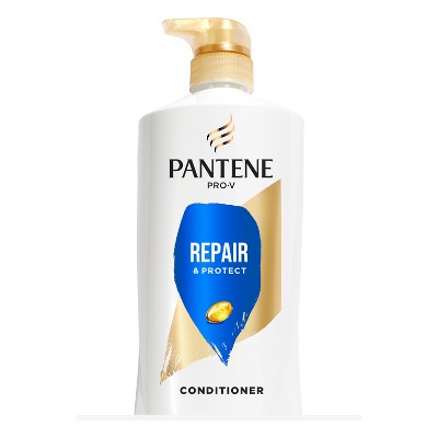 Pantene Conditioner, Repair and Protect for Damaged and Bleached Hair, Detangles Hair, Safe for Color Treated Hair, Paraben Free, 25.1 oz