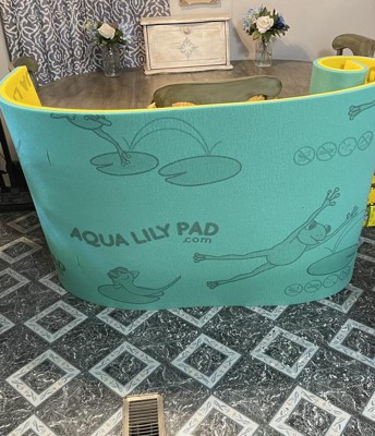 Aqua Lily Pad 9 X 3 Foot Tadpole Double Adult Floating Foam Pool