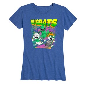 Women's - Rugrats - Tommy And Chuckie Running From Reptar Short Sleeve Graphic T-Shirt - 1 of 4