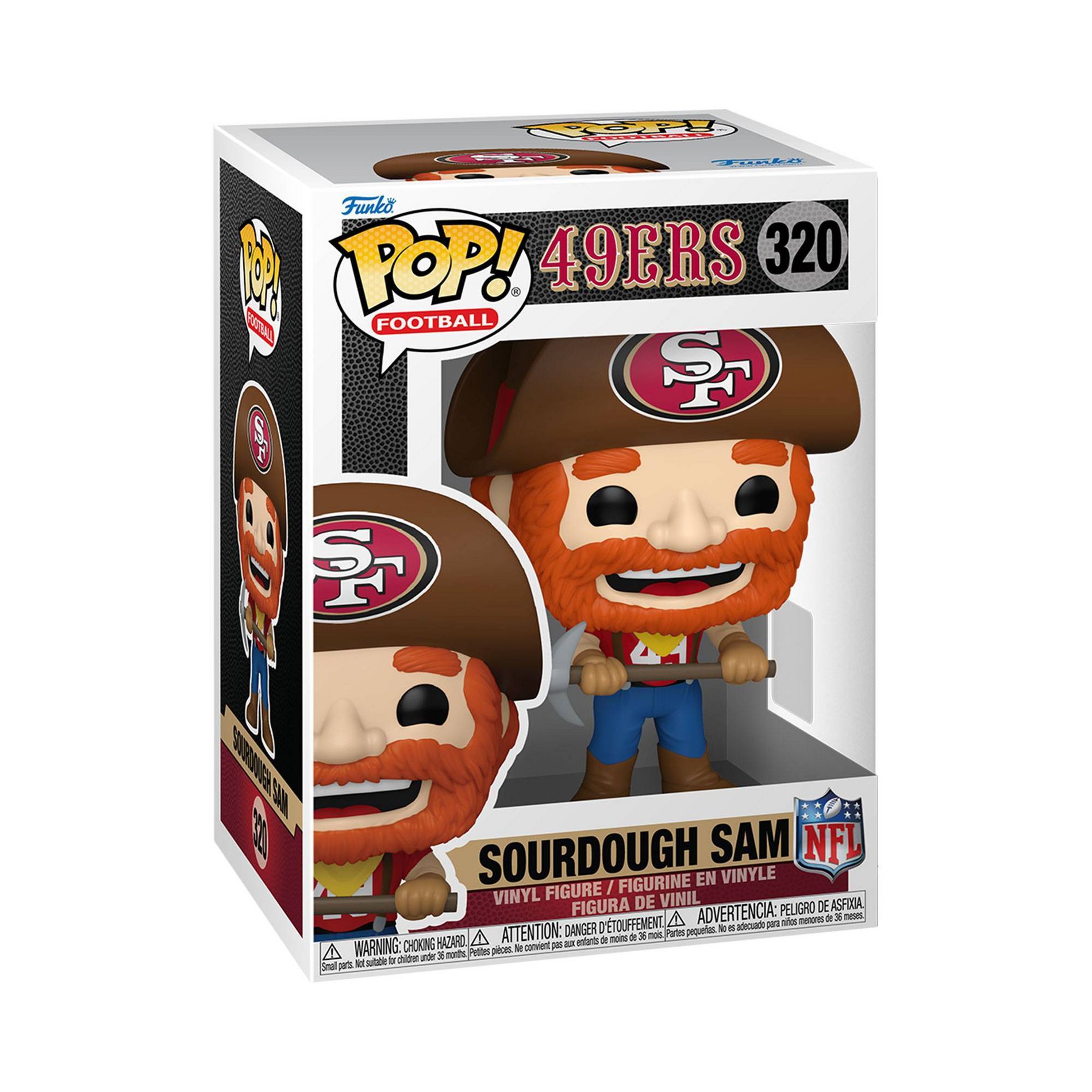 Funko POP! NFL: San Francisco 49ers - Sourdough Sam