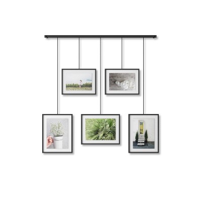 9-Piece Brushed Black 4x6 Gallery Wall Picture Frame Set + Reviews