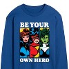 Men's - Marvel - Be Your Own Hero Long Sleeve Graphic T-Shirt - 2 of 4
