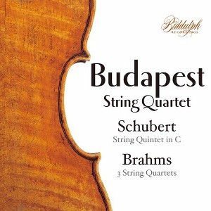 Budapest Quartet - Brahms Complete String Quartets 1-3 & Schubert String Quintet D956 (CD) - 1 of 1