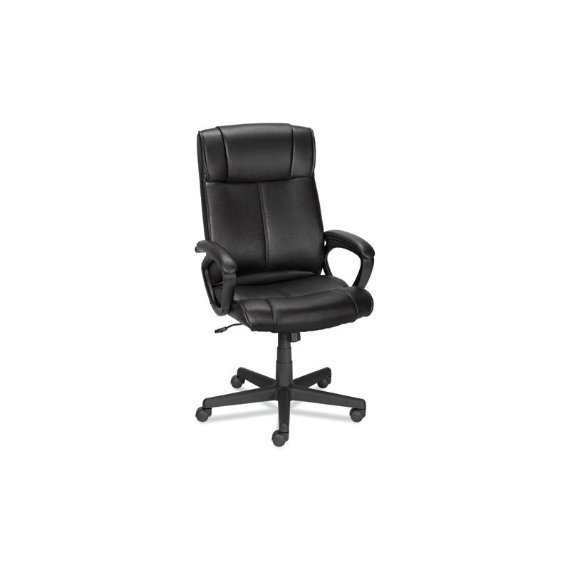 Alera Alera Dalibor Series Manager Chair, Supports Up to 250 lb, 17.5" to 21.3" Seat  Height, Black Seat/Back, Black Base, 1 of 6