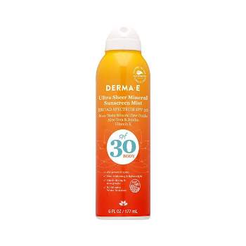 derma e Ultra Sheer Mineral Body Sunscreen Mist - SPF 30 - 6 fl oz