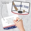 Big Dot of Happiness Shoots & Scores! - Hockey - Shaped Thank You Cards - Baby Shower or Birthday Party Thank You Note Cards & Envelopes - Set of 12 - 2 of 4