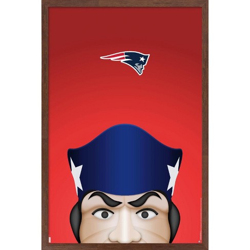 Trends International Nfl New England Patriots - Neon Helmet 23 Unframed  Wall Poster Prints : Target