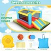 Probe Hues Inflatable Bounce House Kids Indoor Outdoor Playhouse with 2 Slides - 2 of 3